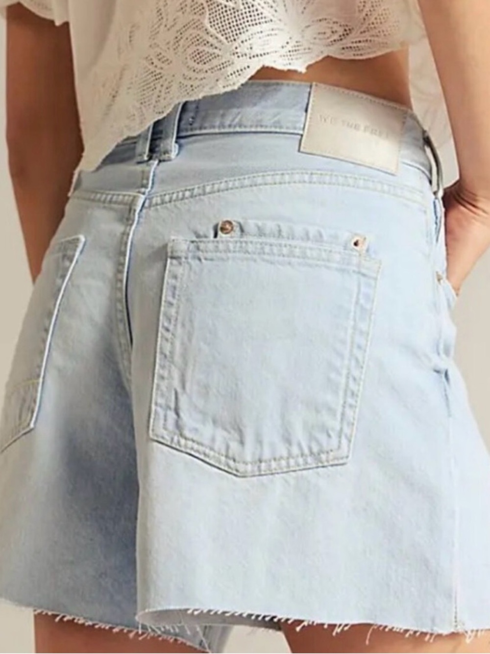 Free People Tippi denim shorts. NWT. Avalon torn up - Picture 2 of 5